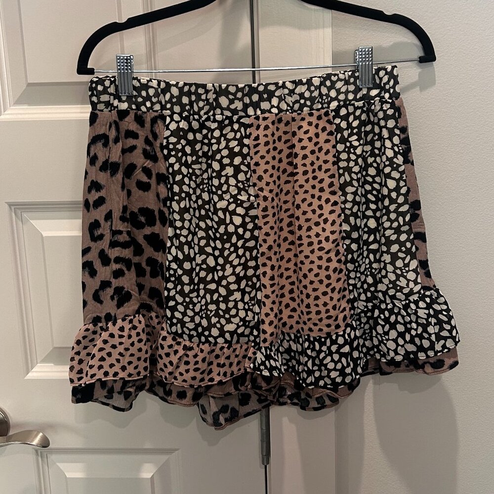 Umgee Animal Print Shorts